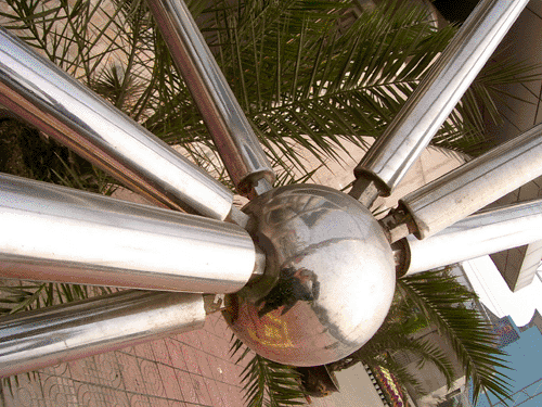 梅州不锈钢螺栓球网架